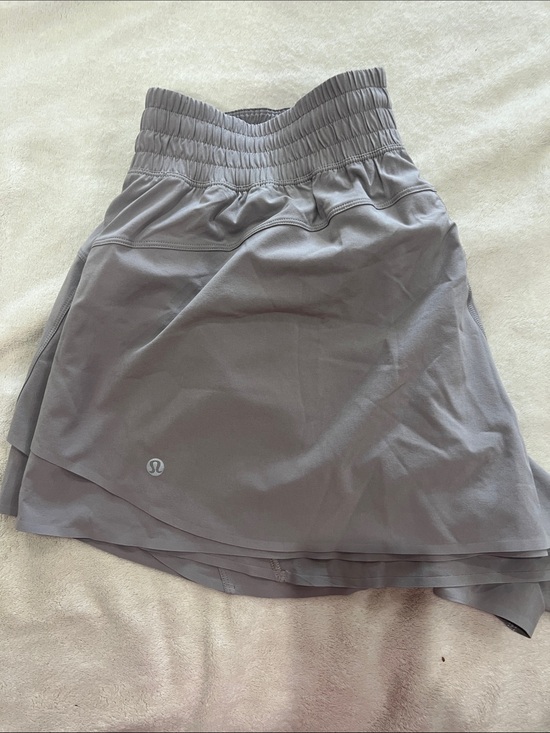lululemon athletica Pants - Lululemon athletica gray Shake It Out Smocked-Waist Running Shorts